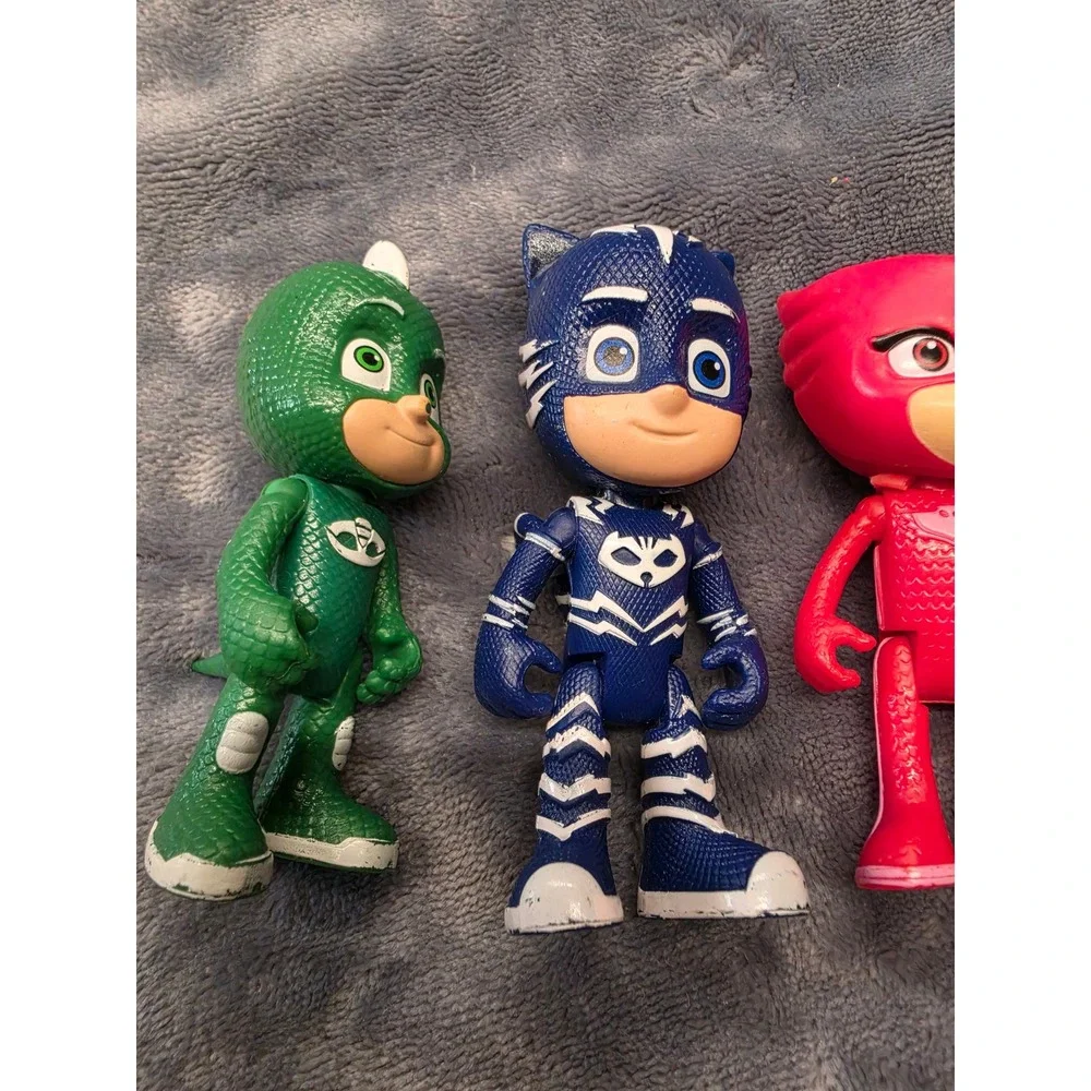 PJ Masks Figure Lot Catboy Gekko Owlette Romeo Wolfy Kids Rip Howler Toy Set
